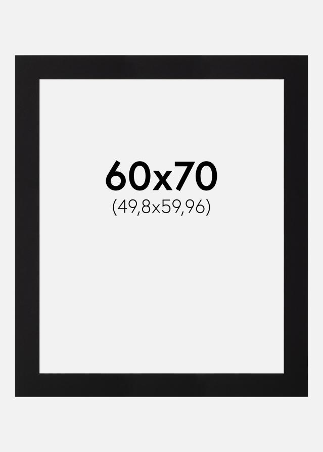 Paspartŭ Canson Črna Bel notranji rob 60x70 cm (49,8x59,96)