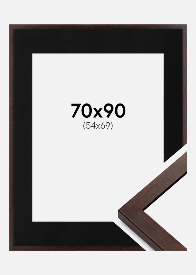 Okvir Selection Oreh 70x90 cm - Paspartŭ Črna 55x70 cm