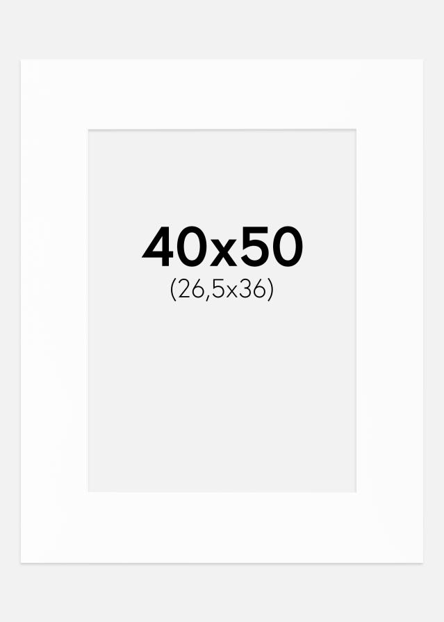 Paspartŭ Canson Bela Bel notranji rob 40x50 cm (26,5x36)