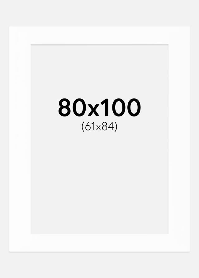 Paspartŭ Bela Bel notranji rob 80x100 cm (61x84)