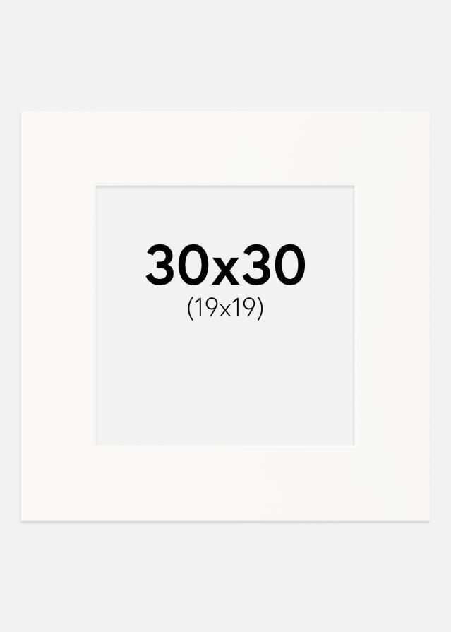 Paspartŭ Umazano bela Bel notranji rob 30x30 cm (19x19)