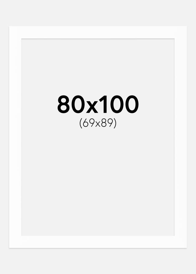 Paspartŭ Bela Bel notranji rob 80x100 cm (69x89)