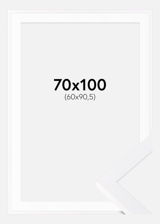 Okvir Selection Bela 70x100 cm - Paspartŭ Bela 61x91,5 cm
