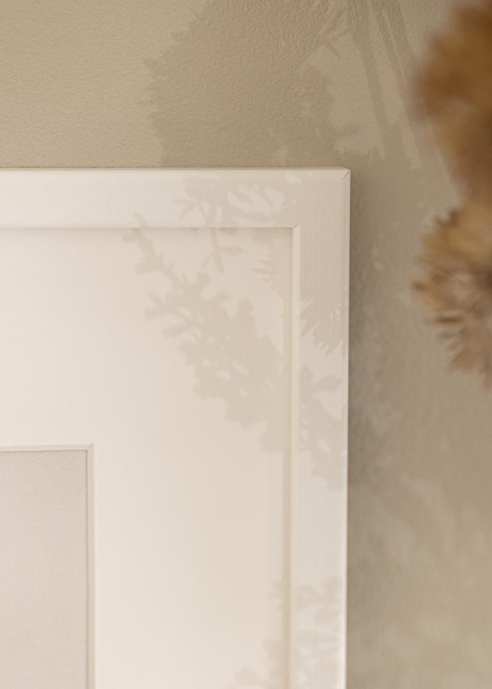 Okvir Kaspar Bela 50x70 cm - Paspartŭ Bela 16x24 inches