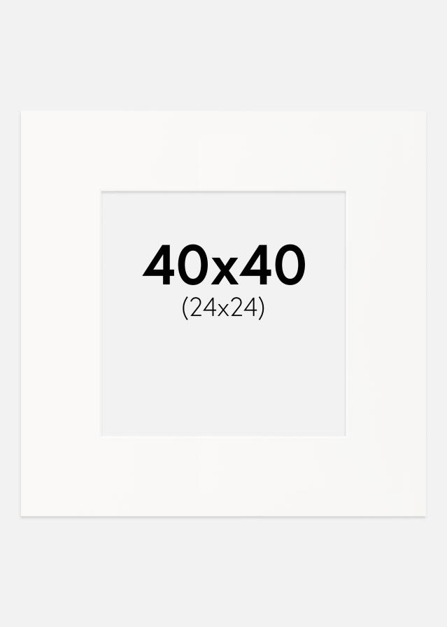 Paspartŭ Umazano bela Bel notranji rob 40x40 cm (24x24)