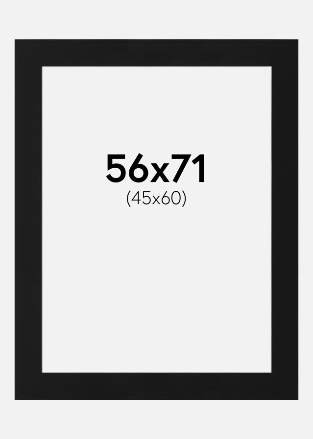 Paspartŭ Črni Standard (Belo Jedro) 56x71 cm (45x60)