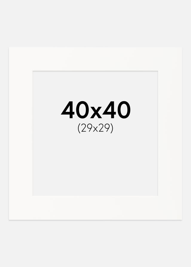 Paspartŭ Umazano bela Bel notranji rob 40x40 cm (29x29)