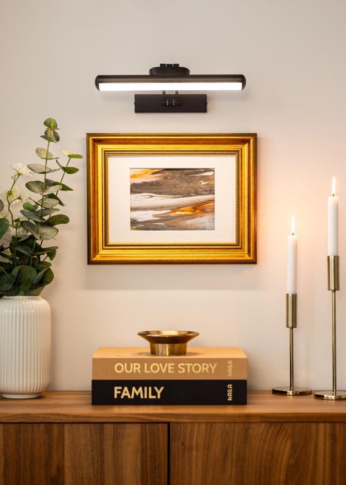 KAILA Gleam Baterijska osvetlitev za slike 32 cm - Črna