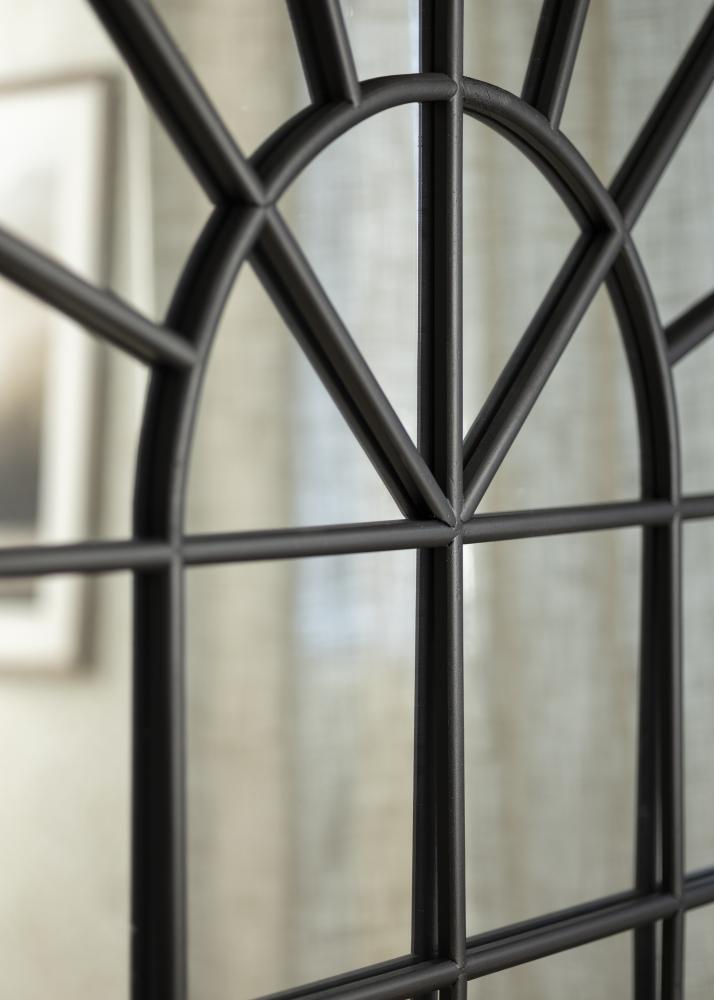 Ogledalo Window visok Dome Črna 103x180 cm