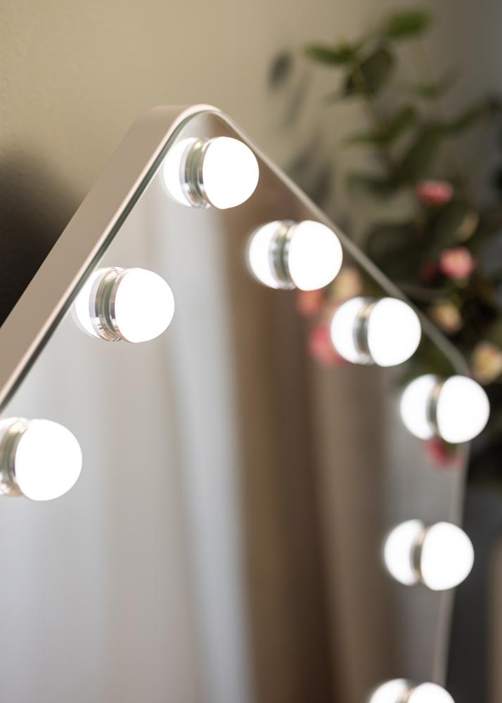 KAILA Ogledalo za ličenje Hollywood Star 12 50x52 cm