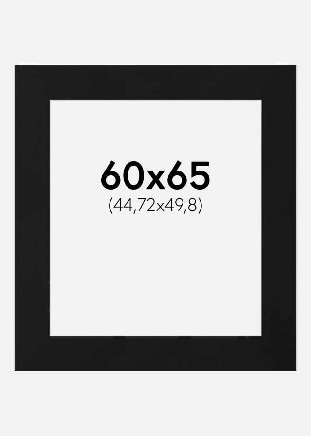 Paspartŭ Črni Standard (Belo Jedro) 60x65 cm (44,72x49,8)