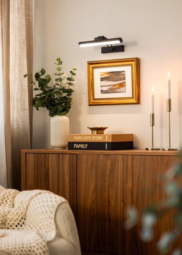 KAILA Gleam Baterijska osvetlitev za slike 32 cm - Črna