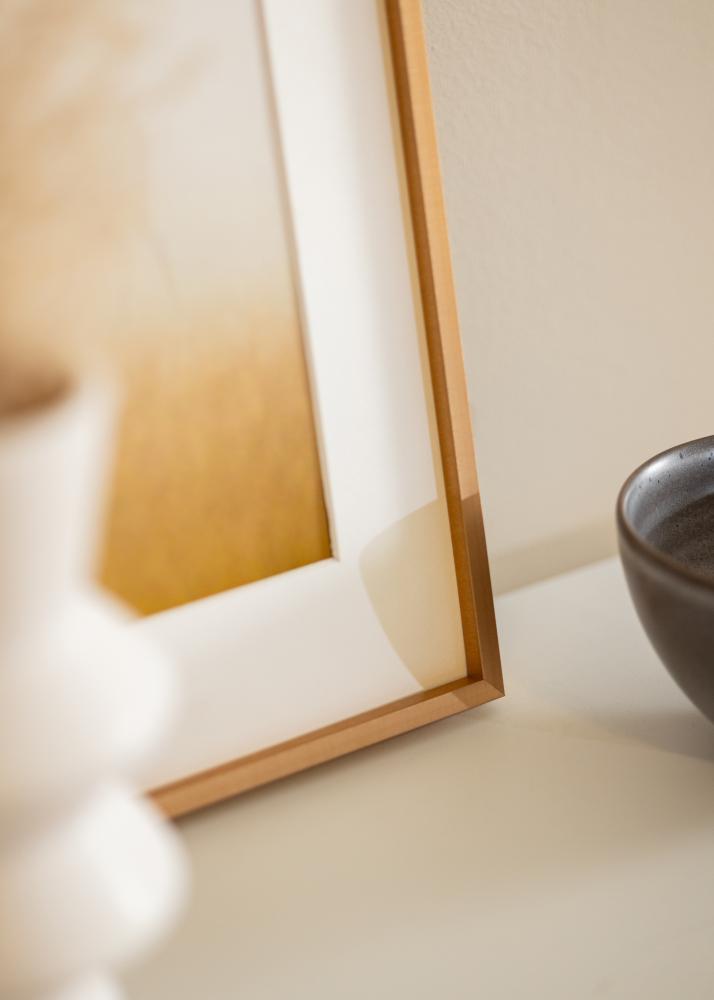 Okvir Nielsen Premium Alpha Brušen Jantar - Poljubna velikost