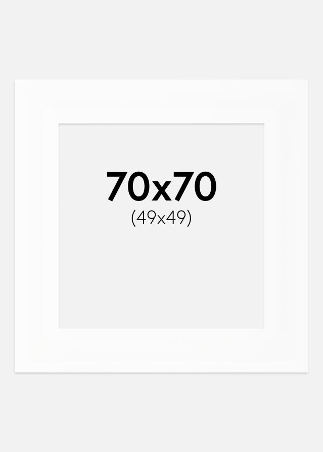 Paspartŭ XXL Standarden Bela Bel notranji rob 70x70 cm (49x49)
