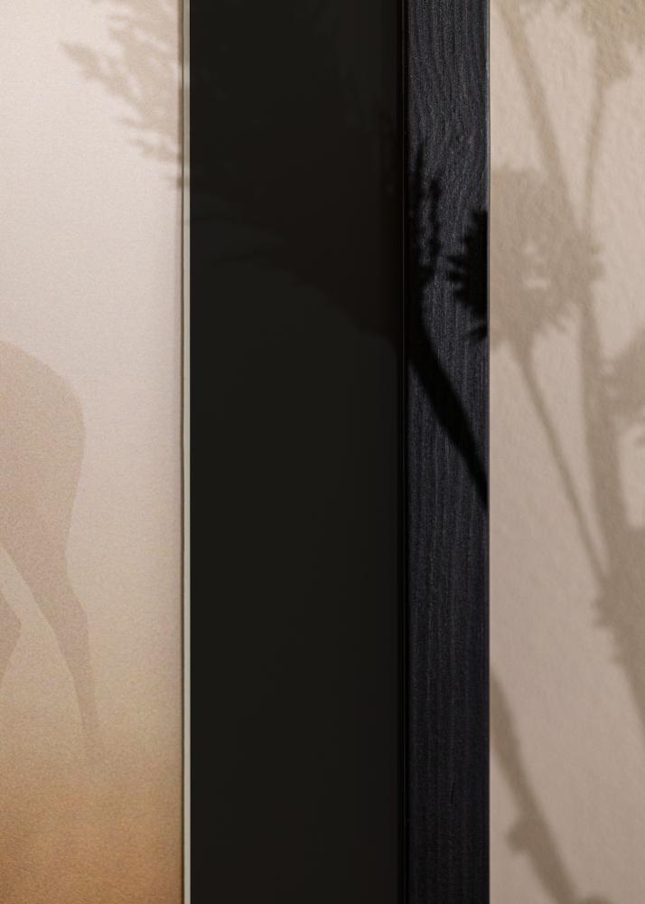 Okvir Eleganten Črna 30x40 cm - Paspartŭ Črna 21x29,7 cm (A4)