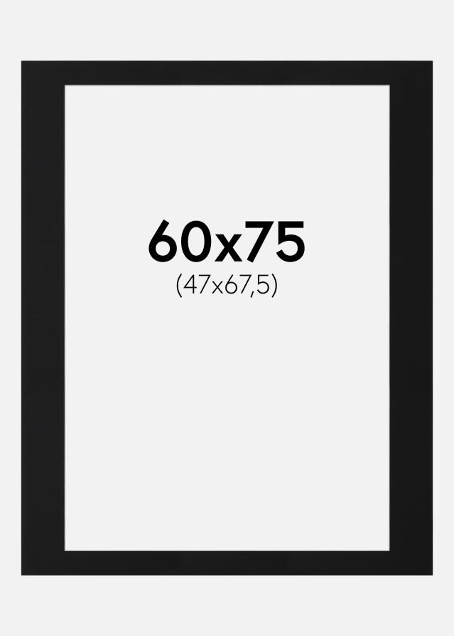 Paspartŭ Črni Standard (Belo Jedro) 60x75 cm (47x67,5)
