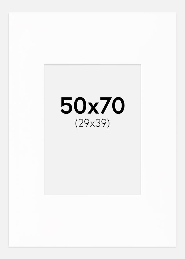 Paspartŭ XL Bela Bel notranji rob 50x70 cm (29x39)