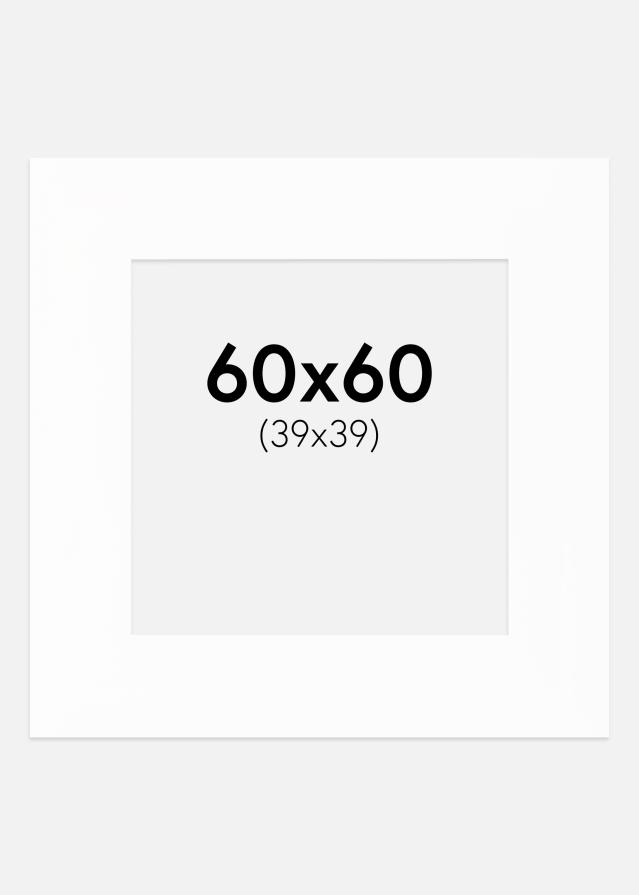 Paspartŭ XL Bela Bel notranji rob 60x60 cm (39x39)