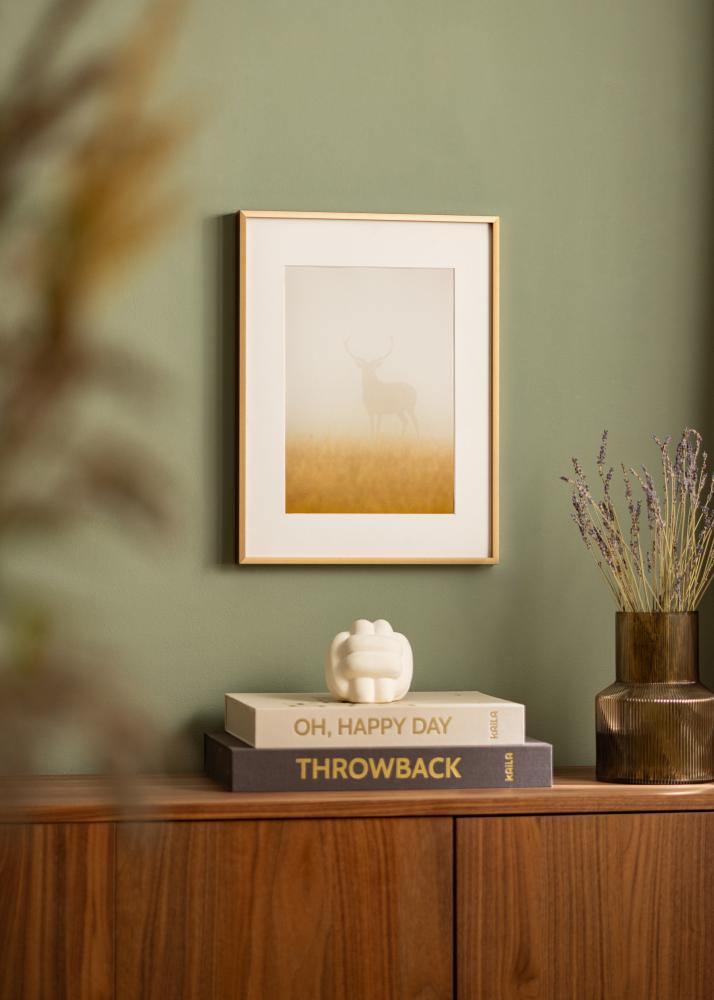 Okvir Nielsen Premium Alpha Brušen Jantar - Poljubna velikost