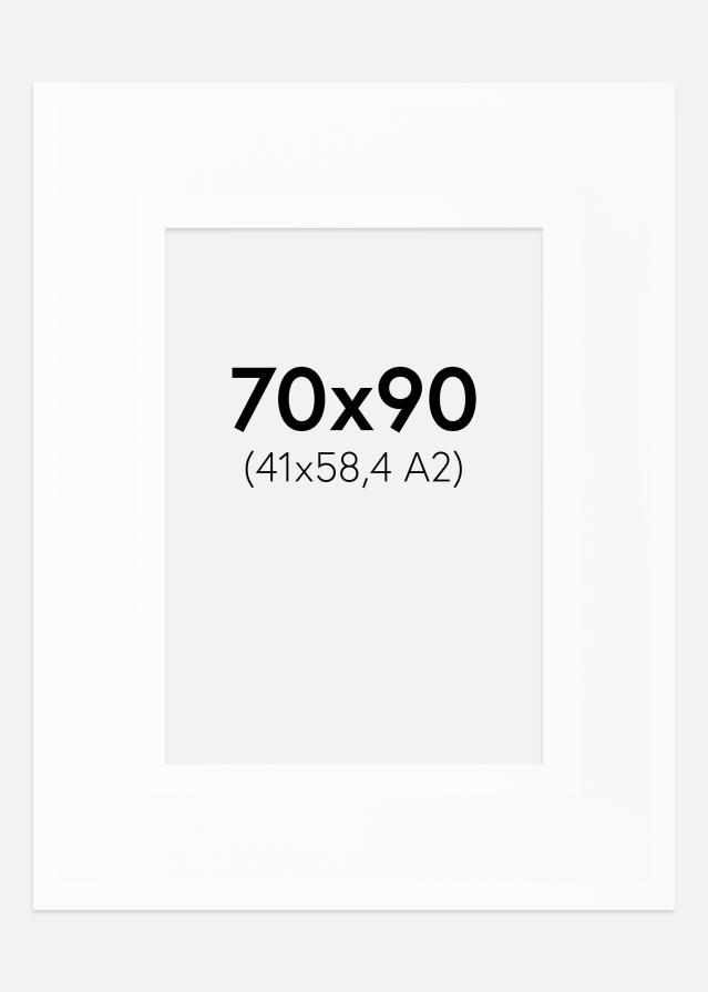 Paspartŭ XXL Standarden Bela Bel notranji rob 70x90 cm (41x58,4 - A2)