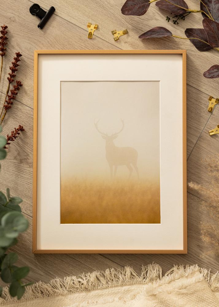 Okvir Nielsen Premium Alpha Brušen Jantar - Poljubna velikost