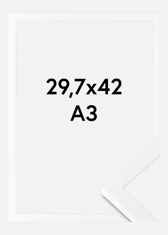 Okvir Selection Akrilno steklo Bela 29,7x42 cm (A3)