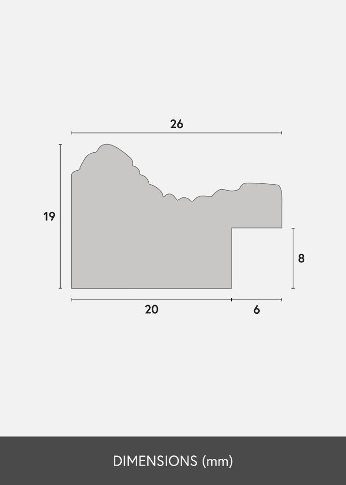 Okvir Lattice Akrilno steklo Zlata 21x29,7 cm (A4)