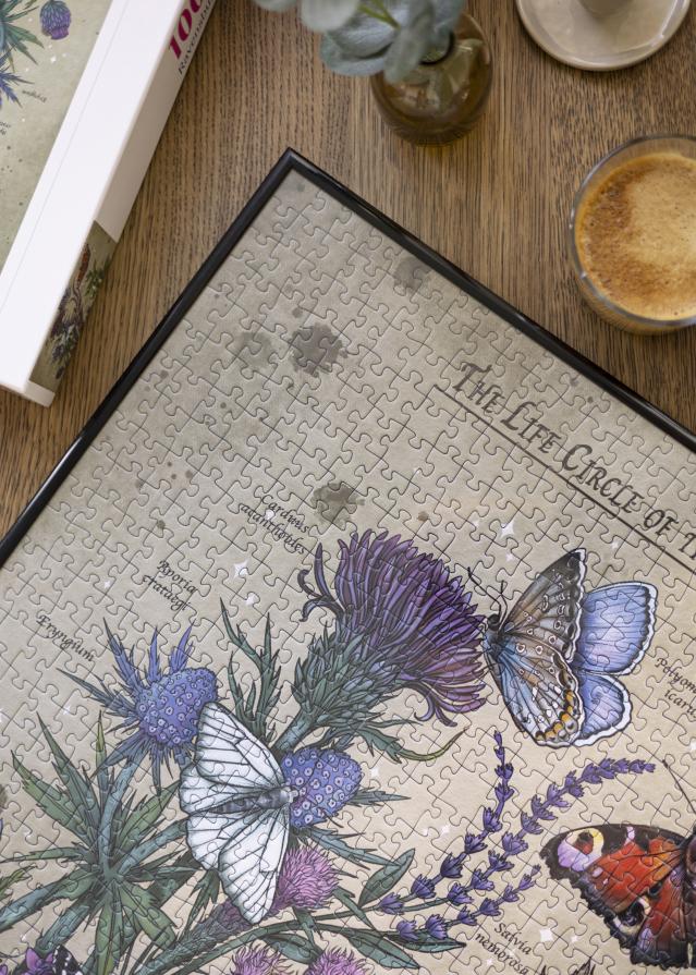 Okvir za sestavljanko Črna 51x72 cm