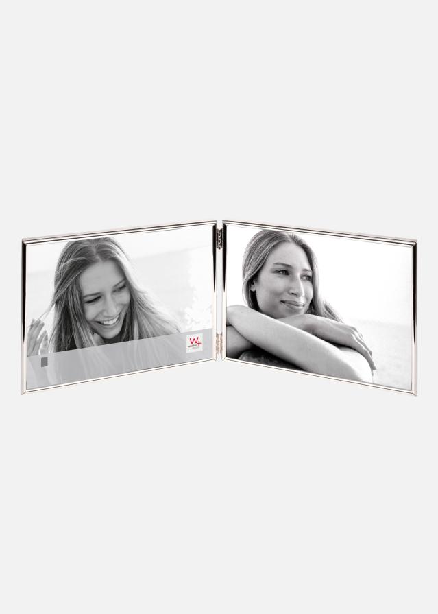 Chloe Prepogljiv okvir II Srebrna 10x15 cm - 2 Slike