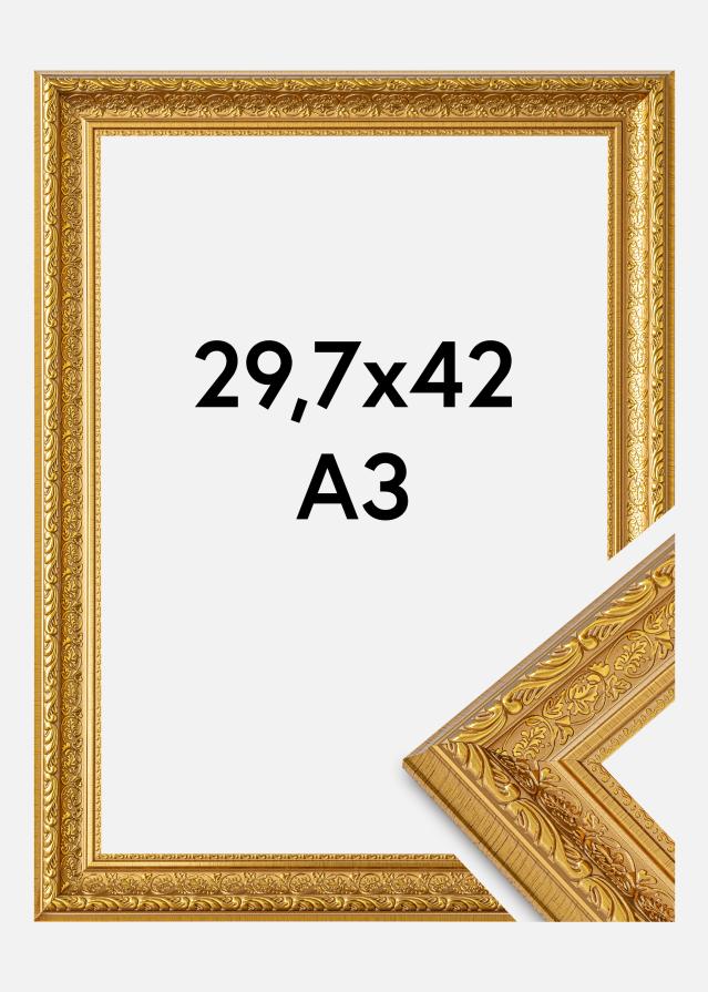Okvir Ornate Akrilno steklo Zlata 29,7x42 cm (A3)