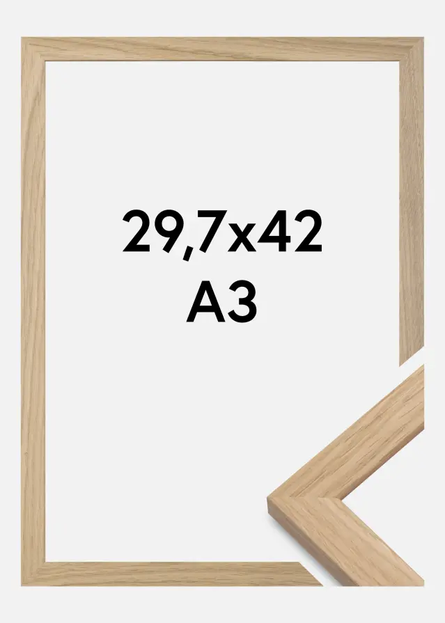 Okvir Oak Wood Akrilno steklo 29,7x42 cm (A3)