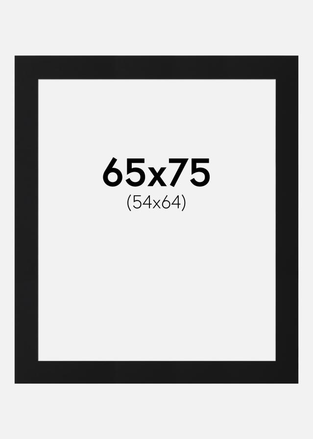 Paspartŭ Črni Standard (Belo Jedro) 65x75 cm (54x64)
