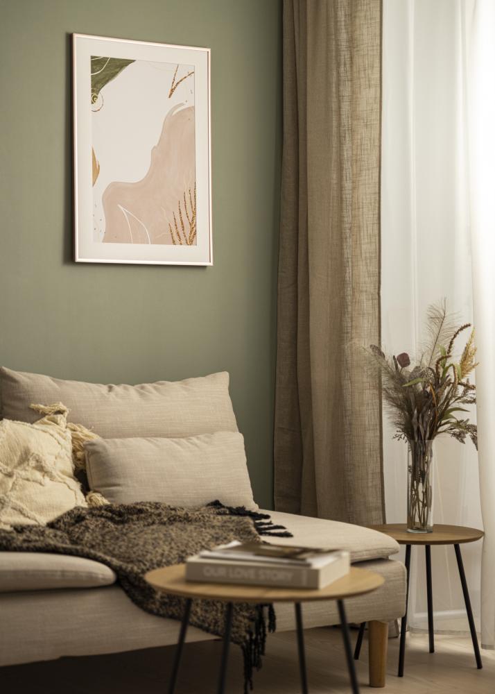 Okvir Scandi Rosé zlata 70x100 cm - Paspartŭ Bela 62x85 cm