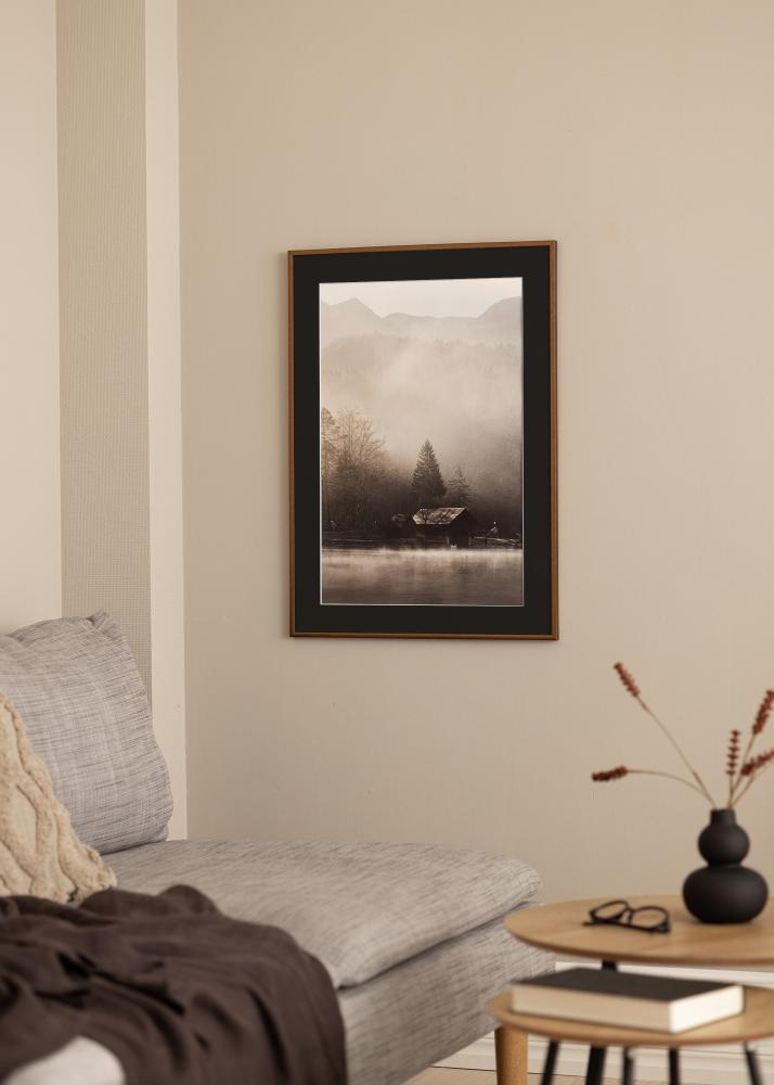 Okvir New Lifestyle Bronasta 60x80 cm - Paspartŭ Črna 50x65 cm