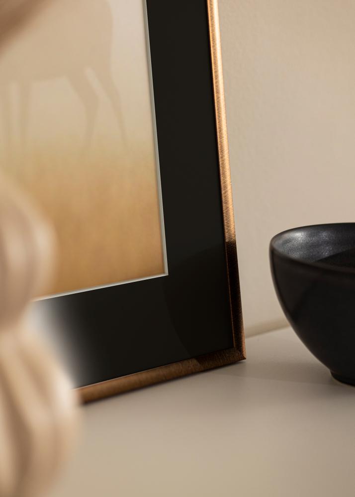 Okvir New Lifestyle Bronasta 60x80 cm - Paspartŭ Črna 50x65 cm