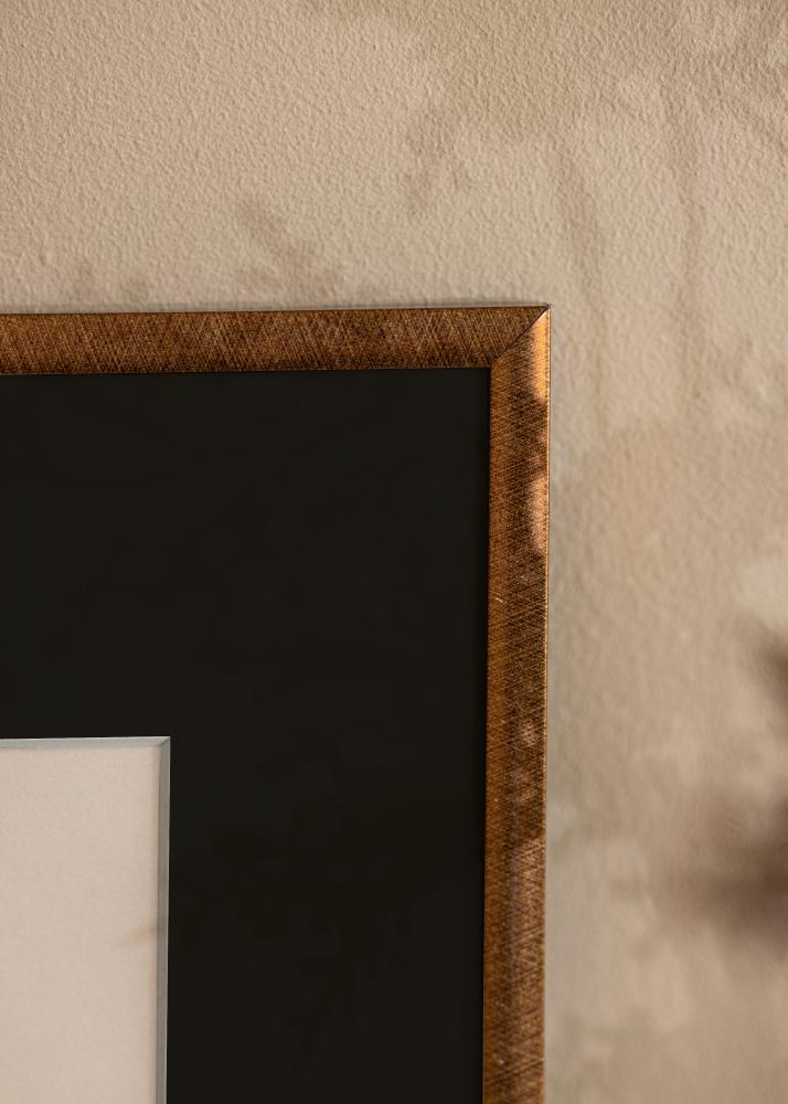 Okvir New Lifestyle Bronasta 60x80 cm - Paspartŭ Črna 50x65 cm