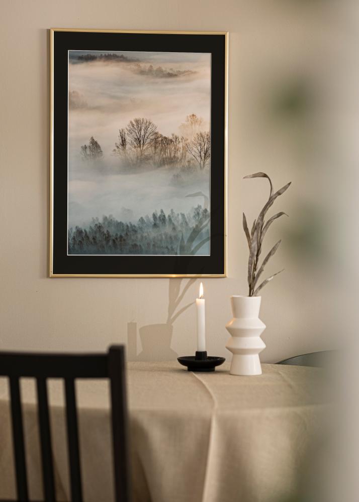 Okvir New Lifestyle Zlata 50x70 cm - Paspartŭ Črna 16x24 inches