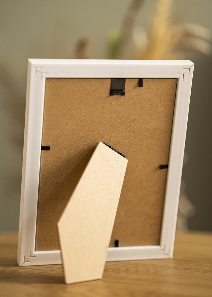 Okvir Gala Akrilno steklo Bela 10x15 cm