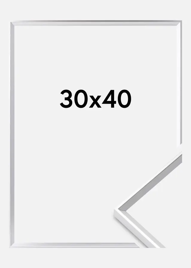Okvir Desire Akrilno steklo Srebrna 30x40 cm