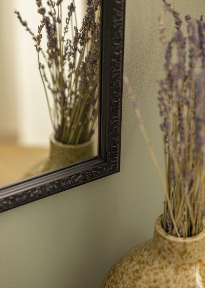 Ogledalo Nostalgia Črna 40x120 cm