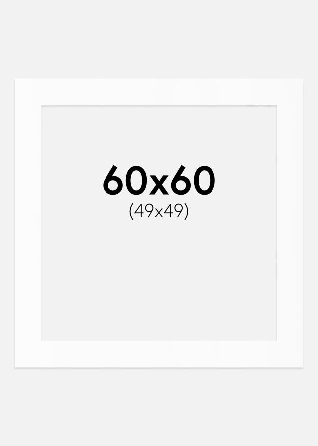 Paspartŭ Bela Standarden Bel notranji rob 60x60 cm (49x49)