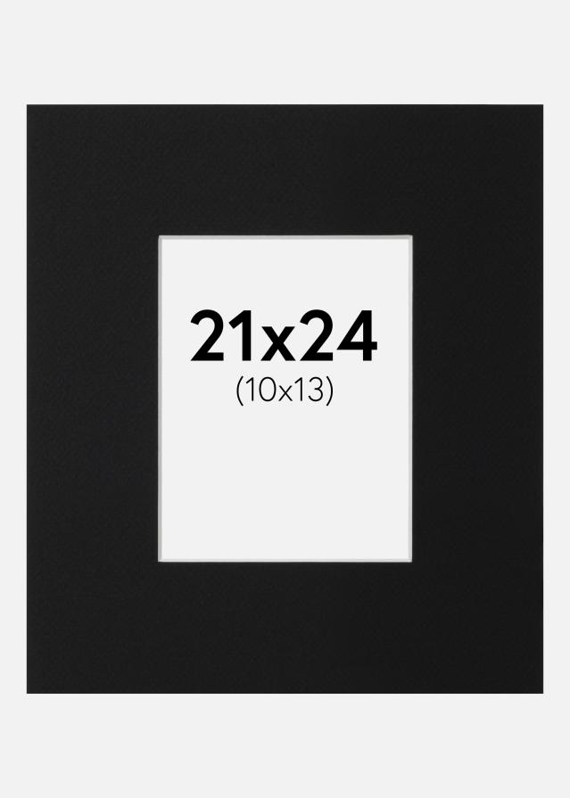 Paspartŭ Črni Standard (Belo Jedro) 21x24 cm (10x13)