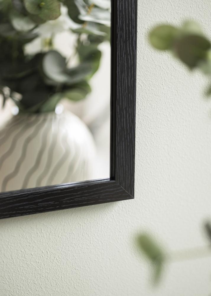 Ogledalo Overdoor Črna 34x126 cm