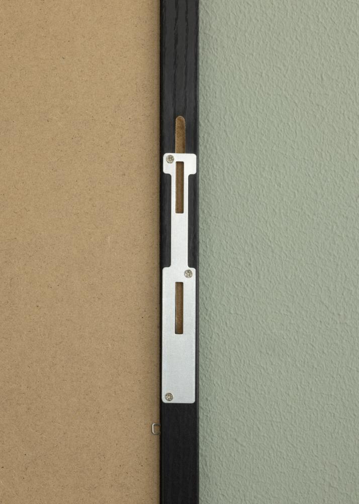 Ogledalo Overdoor Črna 34x126 cm