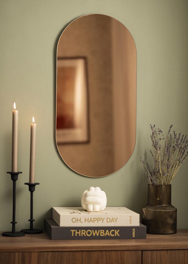 KAILA Ogledalo Ovalna Rose Gold 35x70 cm