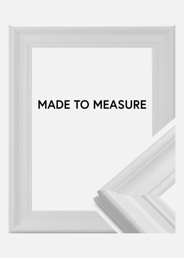 Okvir Mora Premium Bela - Poljubna velikost
