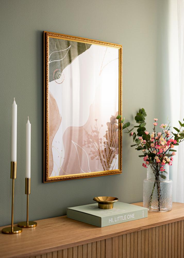 Okvir Swirl Akrilno steklo Zlata 70x100 cm