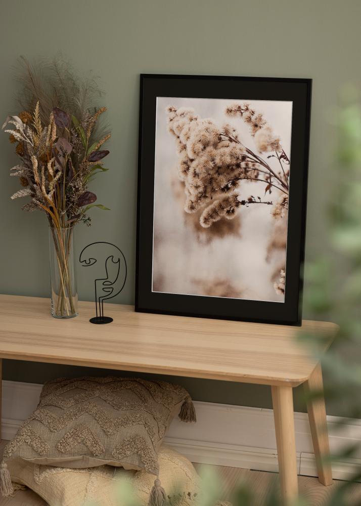 Okvir Galant Črna 40x50 cm - Paspartŭ Črna 12x16 inches