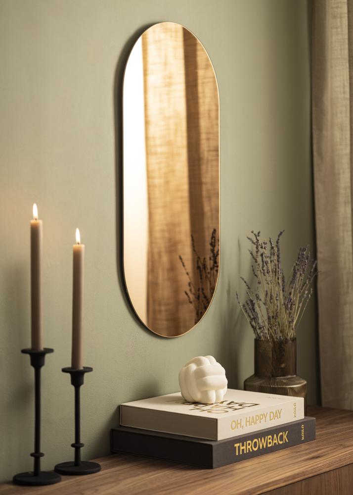 KAILA Ogledalo Ovalna Rose Gold 35x70 cm