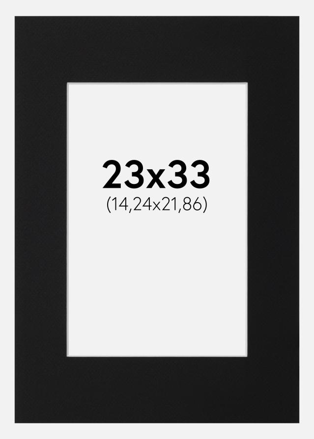 Paspartŭ Črni Standard (Belo Jedro) 23x33 cm (14,24x21,86)